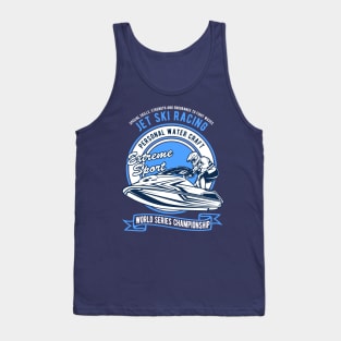 Vector illustration of jet ski. Tank Top